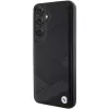 Funda rígida BMW BMHCS24S23RCGPK S24 S921 negra Signature de piel Crossing Lines Pattern