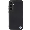 Funda rígida BMW BMHCS24S23RCGPK S24 S921 negra Signature de piel Crossing Lines Pattern