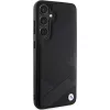 Funda rígida BMW BMHCS24M23RCGPK S24+ S926 negra Signature de piel Crossing Lines Pattern