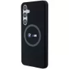 BMW M Collection funda rígida de silicona con anillo MagSafe para Samsung Galaxy S24+ (SM-S926) - negro