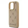 Karl Lagerfeld KLHMP15XPGKHPHE funda trasera Karl Heads MagSafe beige para iPhone 15 Pro Max 6,7