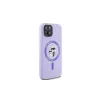 Karl Lagerfeld KLHMP15SSCMKCRHU funda rígida de silicona morada para iPhone 15 6,1