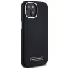 Karl Lagerfeld funda MagSafe Metal Plate para iPhone 15, negra
