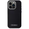 Karl Lagerfeld funda MagSafe Metal Plate para iPhone 15 Pro Max negra
