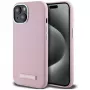 KARL LAGERFELD funda trasera MagSafe Metal Plate FW para Apple iPhone 15, rosa