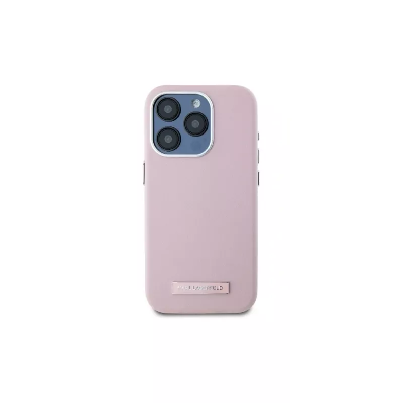 Karl Lagerfeld KLHMP15XPGMSRPP funda rígida para iPhone 15 Pro Max 6,7