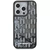 Karl Lagerfeld funda Liquid Glitter Monogram Gradient para iPhone 15 Pro Max, negra