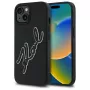 Karl Lagerfeld KLHCP15S3DRKSDLK iPhone 15 6,1 pulgadas Negro Funda rígida 3D Rubber Signature