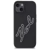 Karl Lagerfeld KLHCP15S3DRKSDLK iPhone 15 6,1 pulgadas Negro Funda rígida 3D Rubber Signature