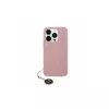 Karl Lagerfeld KLHCP15SPSAKDGCP iPhone 15 / 14 / 13 6.1 Rosa Funda rígida Saffiano Rhinestones & Charm