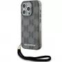 Karl Lagerfeld KLHCP15XHKDPNSK iPhone 15 Pro Max 6.7 Negro Funda rígida IML Mono KL Pattern & Cord