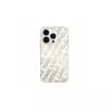 Karl Lagerfeld KLHCP15SHKFOEMD iPhone 15 / 14 / 13 6,1 pulgadas Oro Funda rígida IML FulloverLogo