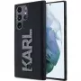 Karl Lagerfeld KLHCS24L3DMBKCK Samsung Galaxy S24 Ultra Funda rígida Negro 3D Rubber Glitter Logo