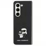 Karl Lagerfeld KLHCSA35SAKCNPK A35 A356 Funda rígida Negro Saffiano Karl & Choupette Pin para Samsung Galaxy A35 5G