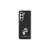 Karl Lagerfeld KLHCSA35SAKCNPK A35 A356 Funda rígida Negro Saffiano Karl & Choupette Pin para Samsung Galaxy A35 5G
