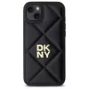 DKNY DKHCP15MPQDSLK Quilted Stack Logo Funda para iPhone 15 Plus 6,7 pulgadas Negro