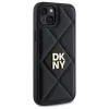 DKNY DKHCP15MPQDSLK Quilted Stack Logo Funda para iPhone 15 Plus 6,7 pulgadas Negro