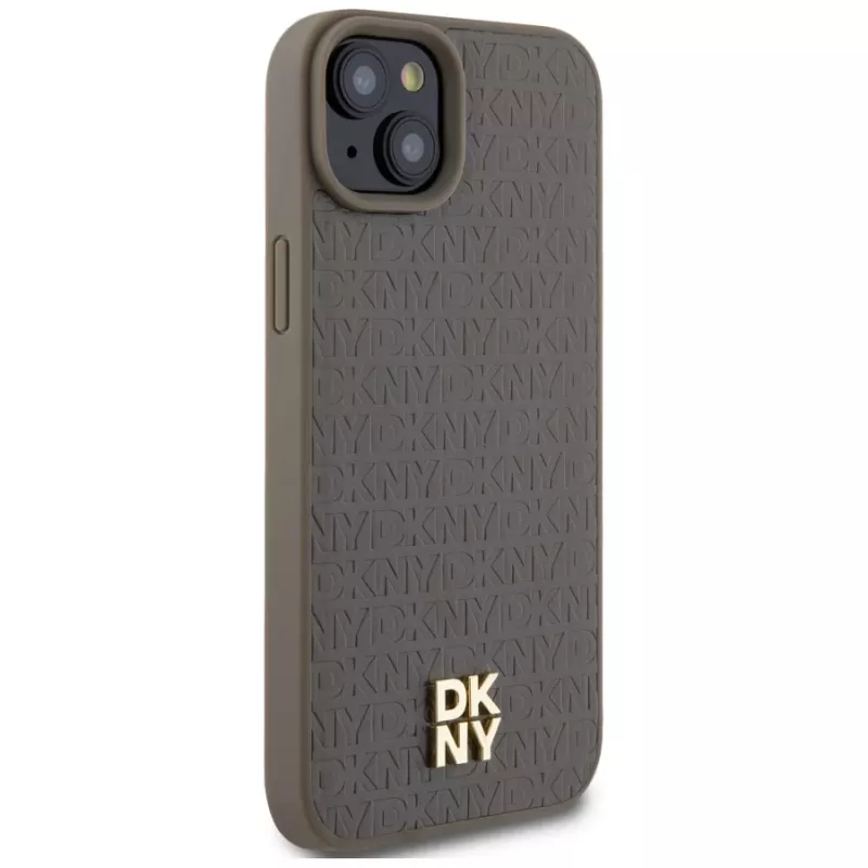 DKNY DKHMP15SPSHRPSW Funda rígida para iPhone 15 / 14 / 13 6,1