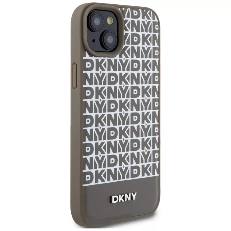 DKNY DKHMP15SPSOSPW Funda rígida para iPhone 15 / 14 / 13 6,1