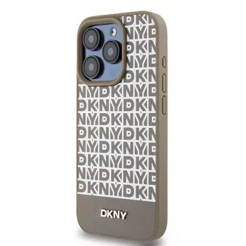 DKNY DKHMP15LPSOSPW Funda rígida para iPhone 15 Pro 6,1