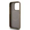 DKNY DKHMP15XPSOSPW Funda rígida de piel con patrón impreso y logo metálico MagSafe para iPhone 15 Pro Max 6,7