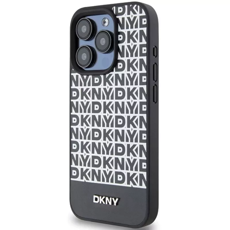 DKNY DKHMP15LPSOSPK Funda rígida para Apple iPhone 15 Pro 6,1