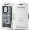 DKNY DKHMP15XPSOSPK Funda rígida de piel con patrón impreso y logo metálico MagSafe para iPhone 15 Pro Max 6,7