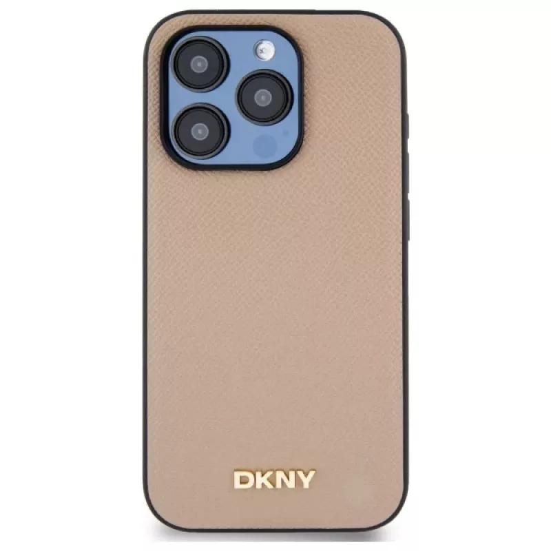 DKNY DKHMP15LPGHLME Funda rígida para iPhone 15 Pro 6,1