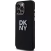 DKNY DKHCP15LSMCBSK Funda rígida de silicona líquida para Apple iPhone 15 Pro 6,1