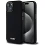 DKNY DKHMP14SSMCHLK Funda rígida de silicona líquida MagSafe para iPhone 13/14/15 6,1