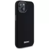 DKNY DKHMP14SSMCHLK Funda rígida de silicona líquida MagSafe para iPhone 13/14/15 6,1