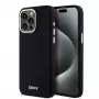 DKNY DKHMP14XSMCHLK Funda rígida de silicona líquida MagSafe para Apple iPhone 14 Pro Max 6,7