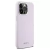DKNY DKHMP15XSMCHLP Funda rígida de silicona líquida con MagSafe para Apple iPhone 15 Pro Max 6,7