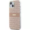 DKNY DKHMP14SHRHSEP Funda rígida IML Mono & Stripe MagSafe para Apple iPhone 14 / 15 / 13 6,1