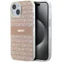 DKNY DKHMP15SHRHSEP Funda rígida IML Mono & Stripe MagSafe para iPhone 15/14/13 6,1