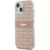 DKNY DKHMP15SHRHSEP Funda rígida IML Mono & Stripe MagSafe para iPhone 15/14/13 6,1