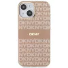 DKNY DKHMP15SHRHSEP Funda rígida IML Mono & Stripe MagSafe para iPhone 15/14/13 6,1