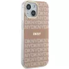 DKNY DKHMP15SHRHSEP Funda rígida IML Mono & Stripe MagSafe para iPhone 15/14/13 6,1