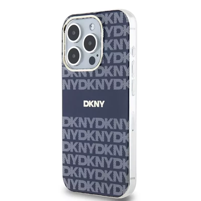 DKNY DKHMP15LHRHSEB Funda rígida para iPhone 15 Pro 6,1