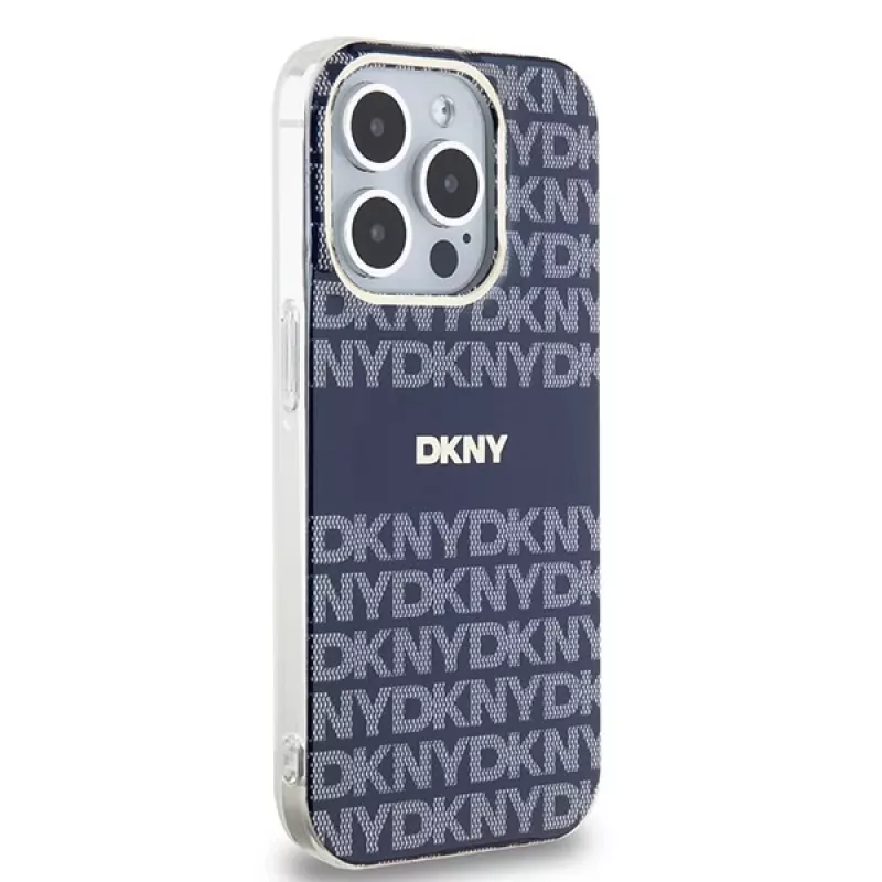 DKNY DKHMP15LHRHSEB Funda rígida para iPhone 15 Pro 6,1