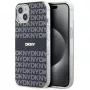 DKNY DKHMP14SHRHSEK Funda rígida IML Mono & Stripe para iPhone 14/15/13 6,1