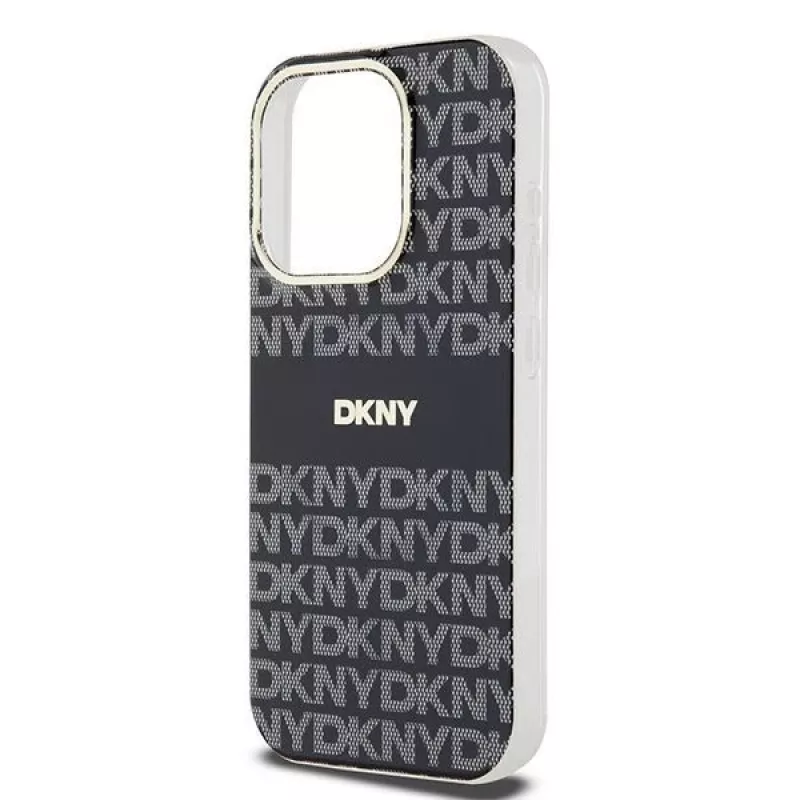 DKNY DKHMP14XHRHSEK Funda rígida IML Mono & Stripe MagSafe para iPhone 14 Pro Max 6,7