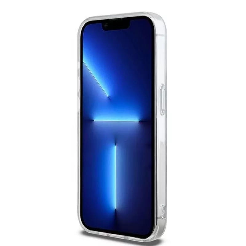 DKNY DKHMP14XHRHSEK Funda rígida IML Mono & Stripe MagSafe para iPhone 14 Pro Max 6,7