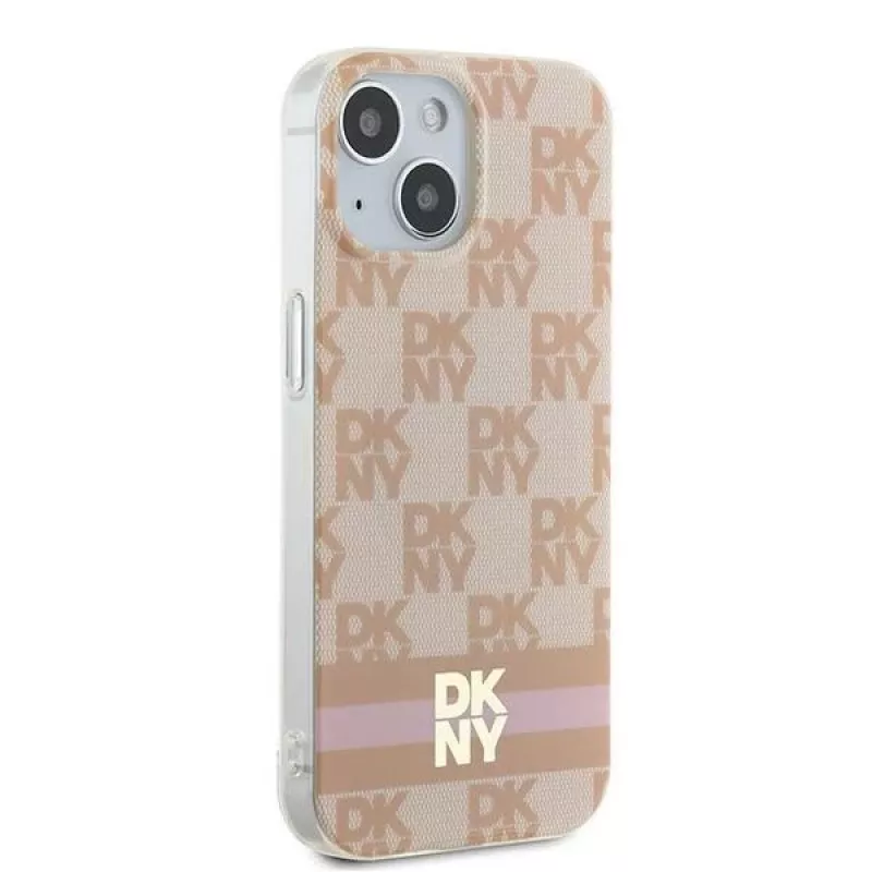 DKNY DKHMP15SHCPTSP Funda rígida para iPhone 15 / 14 / 13 6,1