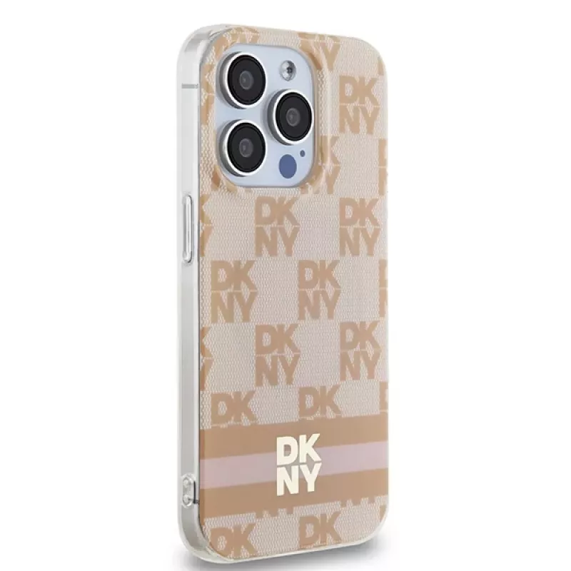 DKNY DKHMP15LHCPTSP Funda rígida para iPhone 15 Pro 6,1