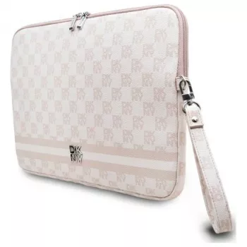 DKNY Funda DKCS14PVSHLP 14 rosa Checkered Pattern Printed Stripes