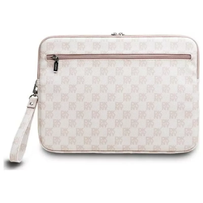 DKNY Funda DKCS14PVSHLP 14 rosa Checkered Pattern Printed Stripes