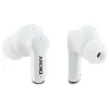 DKNY DKTWS3DNYAK auriculares intraurales Bluetooth TWS con estuche de carga, acabado de goma mate, negros