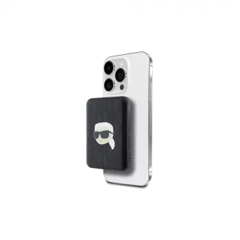 KARL LAGERFELD KLPB5FPGKSKIHK Batería externa inalámbrica 5000mAh 15W MagSafe negra