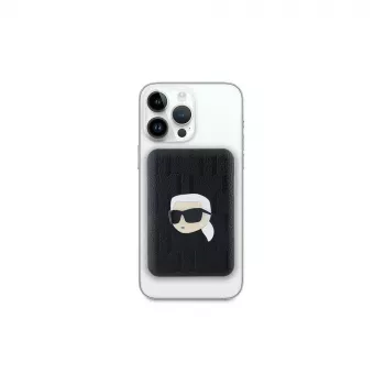 KARL LAGERFELD KLPB5FPGKSKIHK Batería externa inalámbrica 5000mAh 15W MagSafe negra